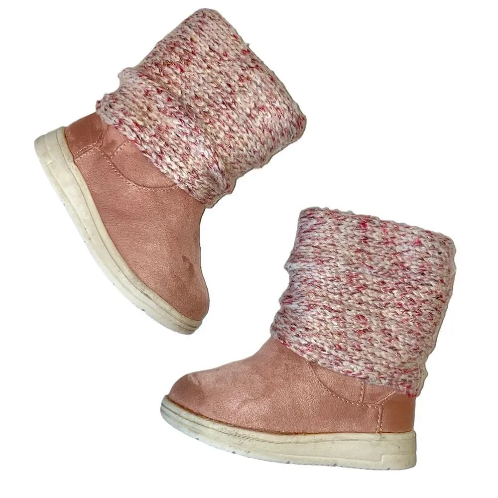 ☀️6/$20☀️ pink winter toddler boots